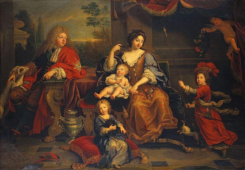 Pierre Mignard La Famille du Grand Dauphin Norge oil painting art